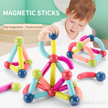 25PCS Building Intelligent Magnetic Rods Block Toys Set